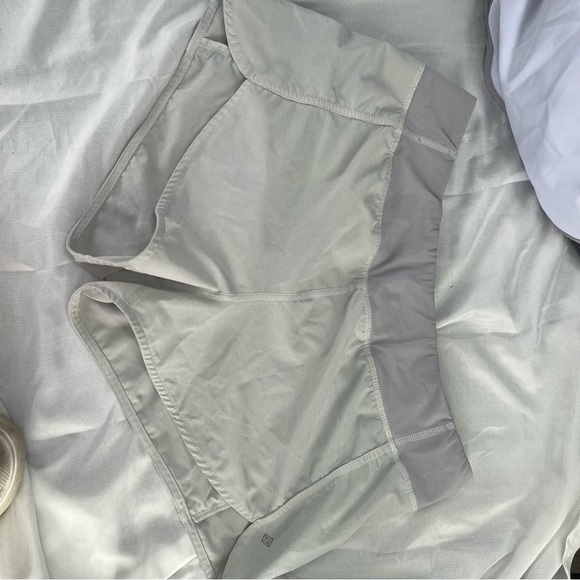 ANTONIO MELANI AND NIKE Women's Athletic Shorts - Gray and white - Picture 10 of 12